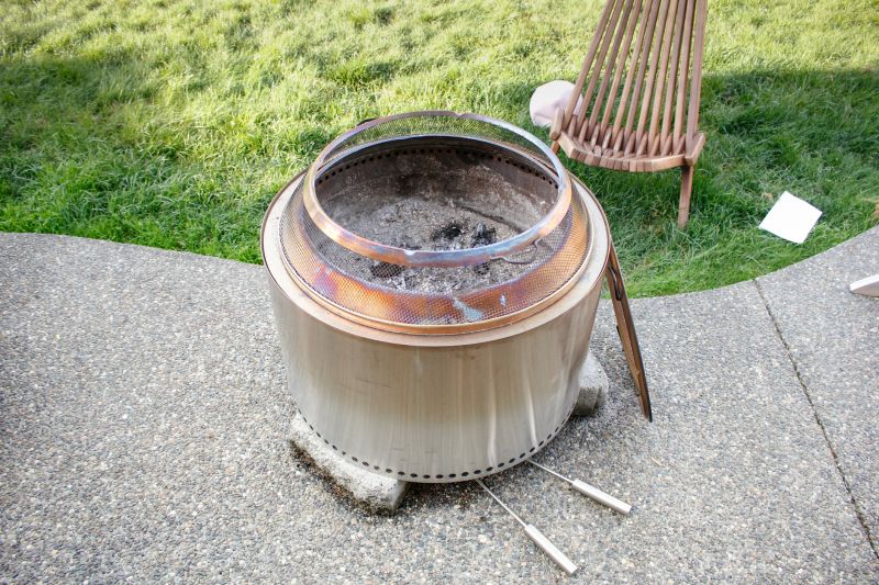 Concrete Fire Pit Installation