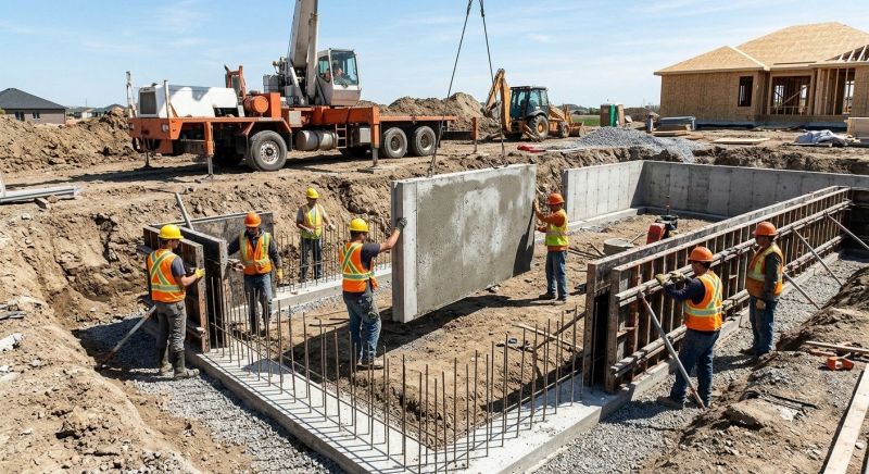 Cement Foundation Installation in Fredericksburg, VA