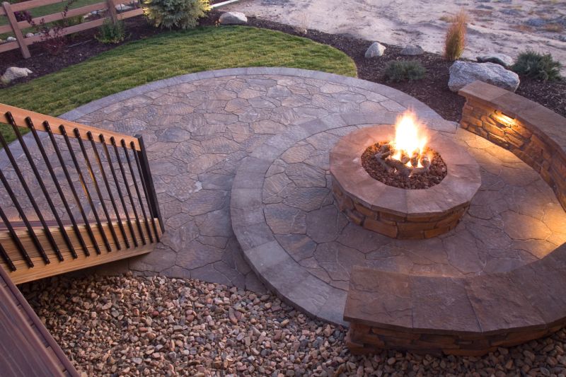 Concrete Fire Pit Installation